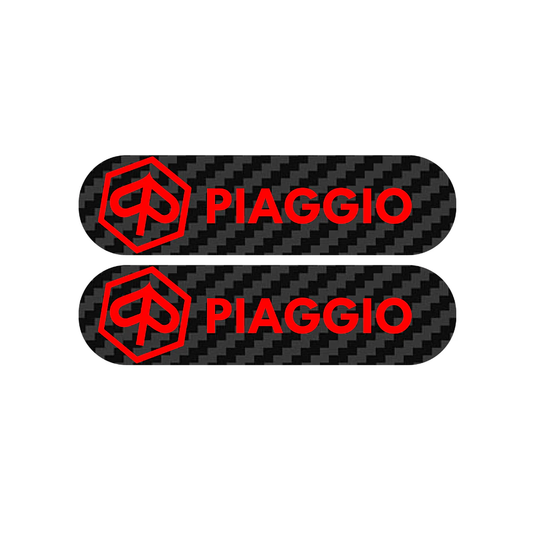 3D Reflector Piaggio Logo Carbon Zip - Image 3