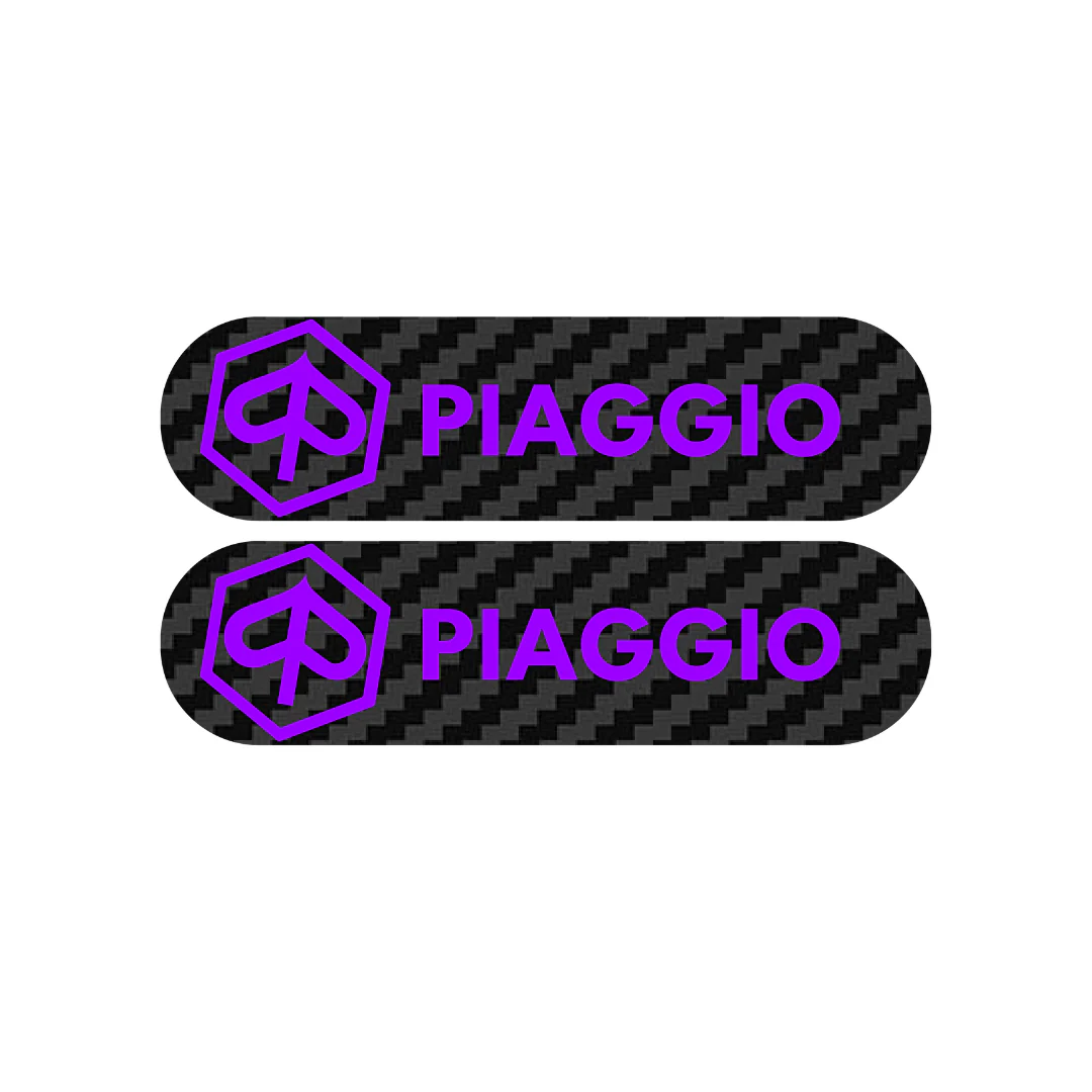 3D Reflector Piaggio Logo Carbon Zip - Image 4