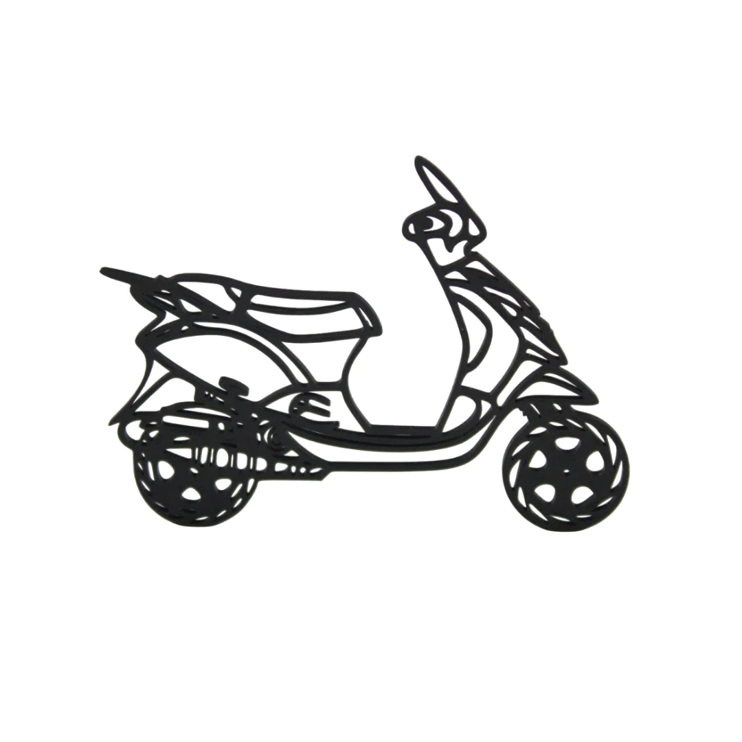 3D Silhouette Piaggio Zip 2 Takt