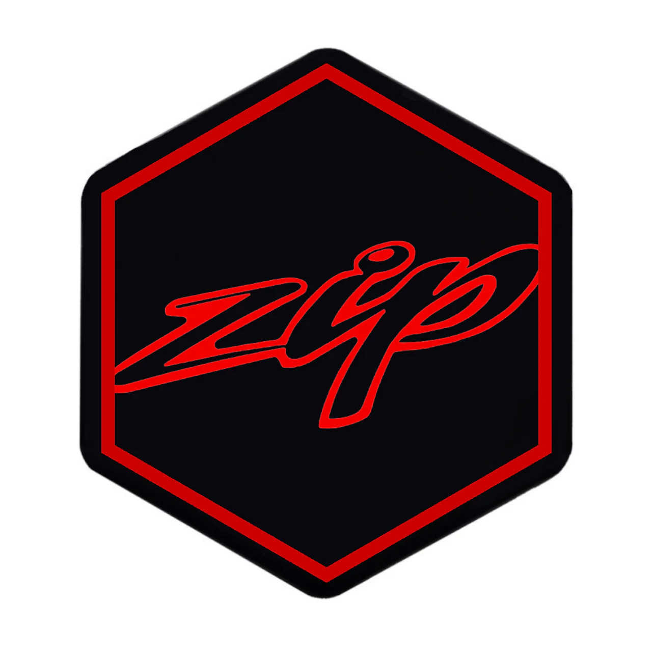 3D Voorkaplogo/Sticker Woord Zip - Image 2