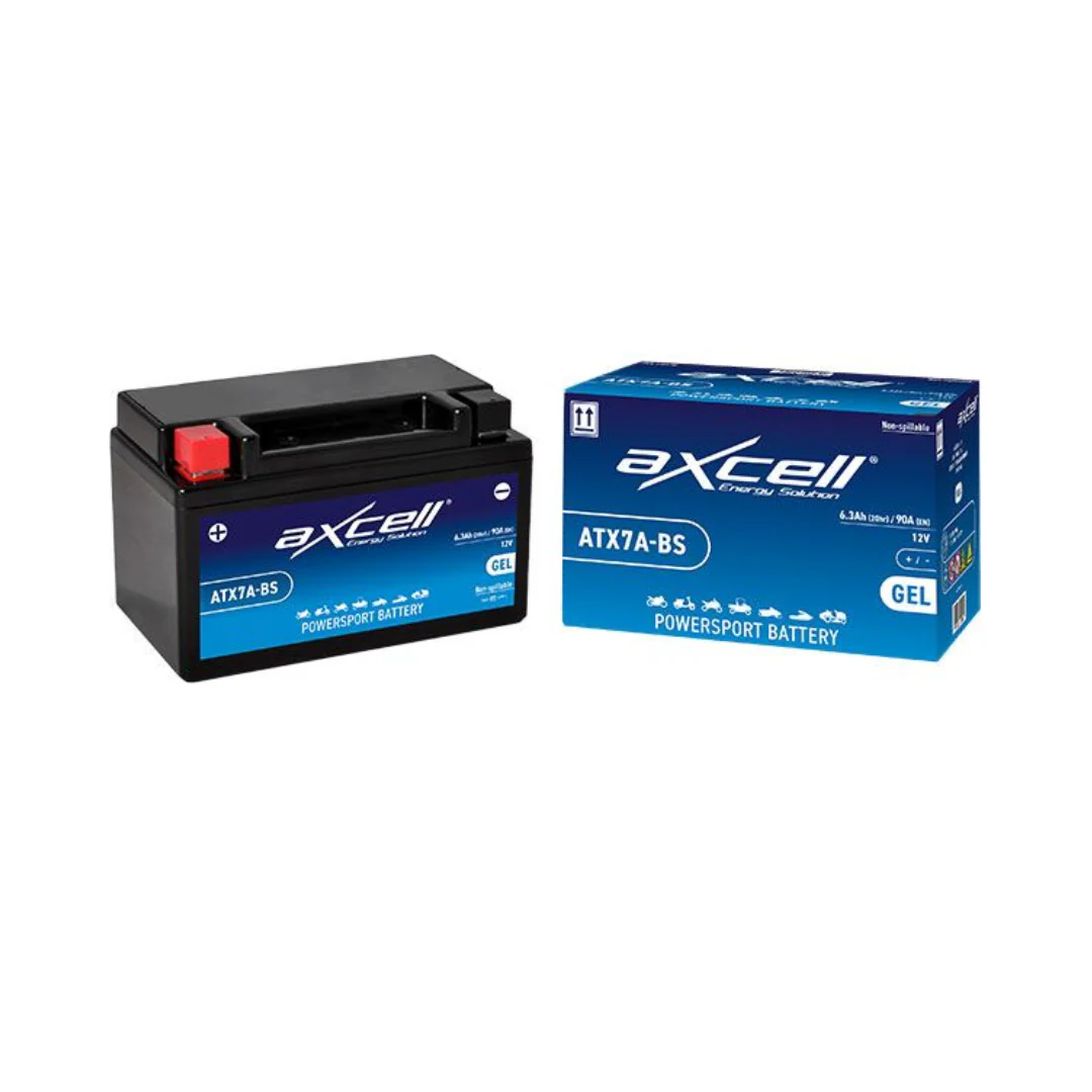 Accu Axcell/AGM YTX7A-BS Sym Fiddle / La Souris / Riva / GY6