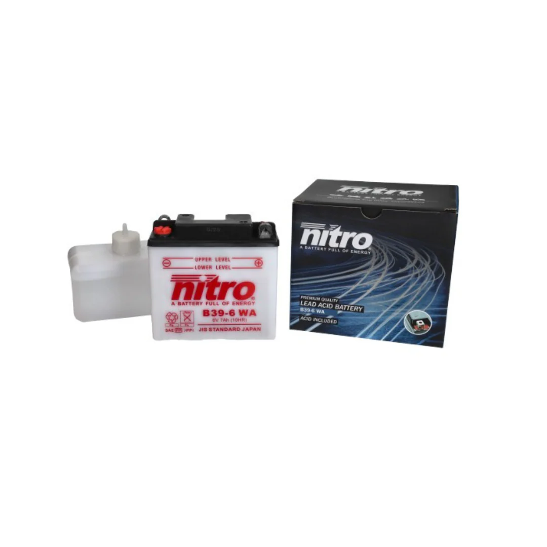 Accu Nitro 6N7-1 B39-6 6V Puch Monza / Bravo / MS50