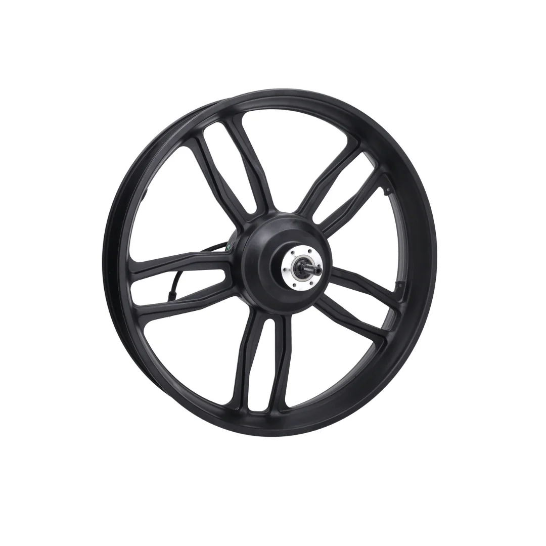 Achterwiel Zwart + Motor 20 Inch 48V 250W Zwarte Stekker V8 / V20 Fatbike - Image 3