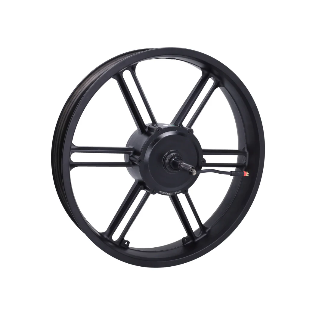 Achterwiel Zwart + Motor 500W GT Rechter Zijde Rode Stekker V20 PRO Fatbike