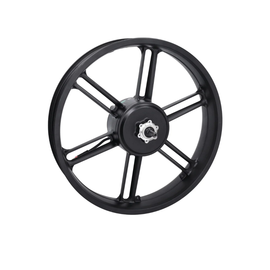 Achterwiel Zwart + Motor 500W GT Rechter Zijde Rode Stekker V20 PRO Fatbike - Image 3