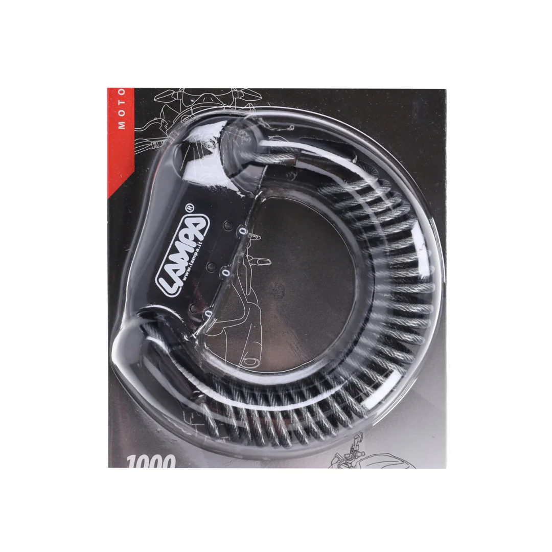 Cijferslot Lampa + Kabel 3MM 150CM Zwart Fatbike - Image 2