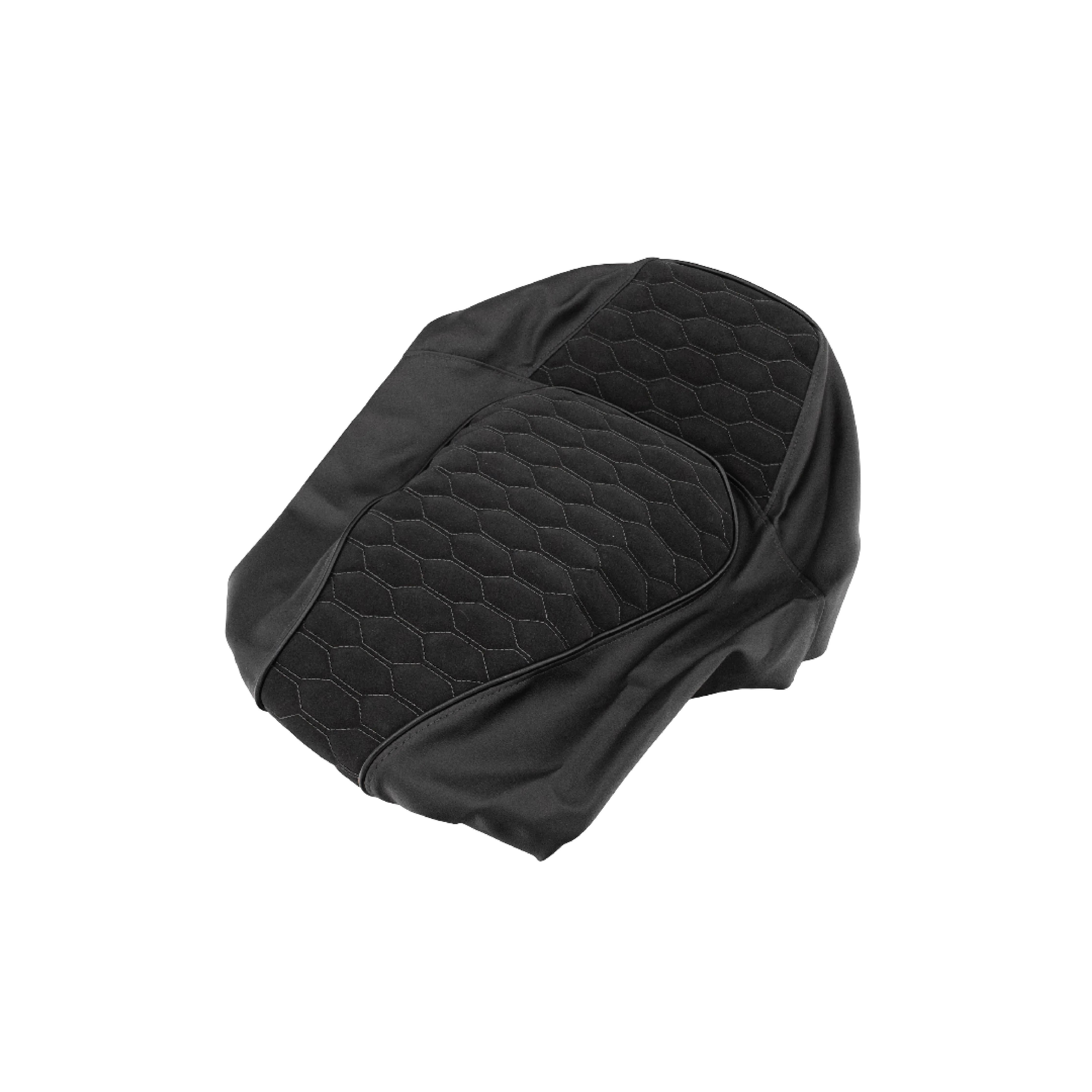 Fenom Zadelhoes Alcantara Look Zwart Piaggio Zip