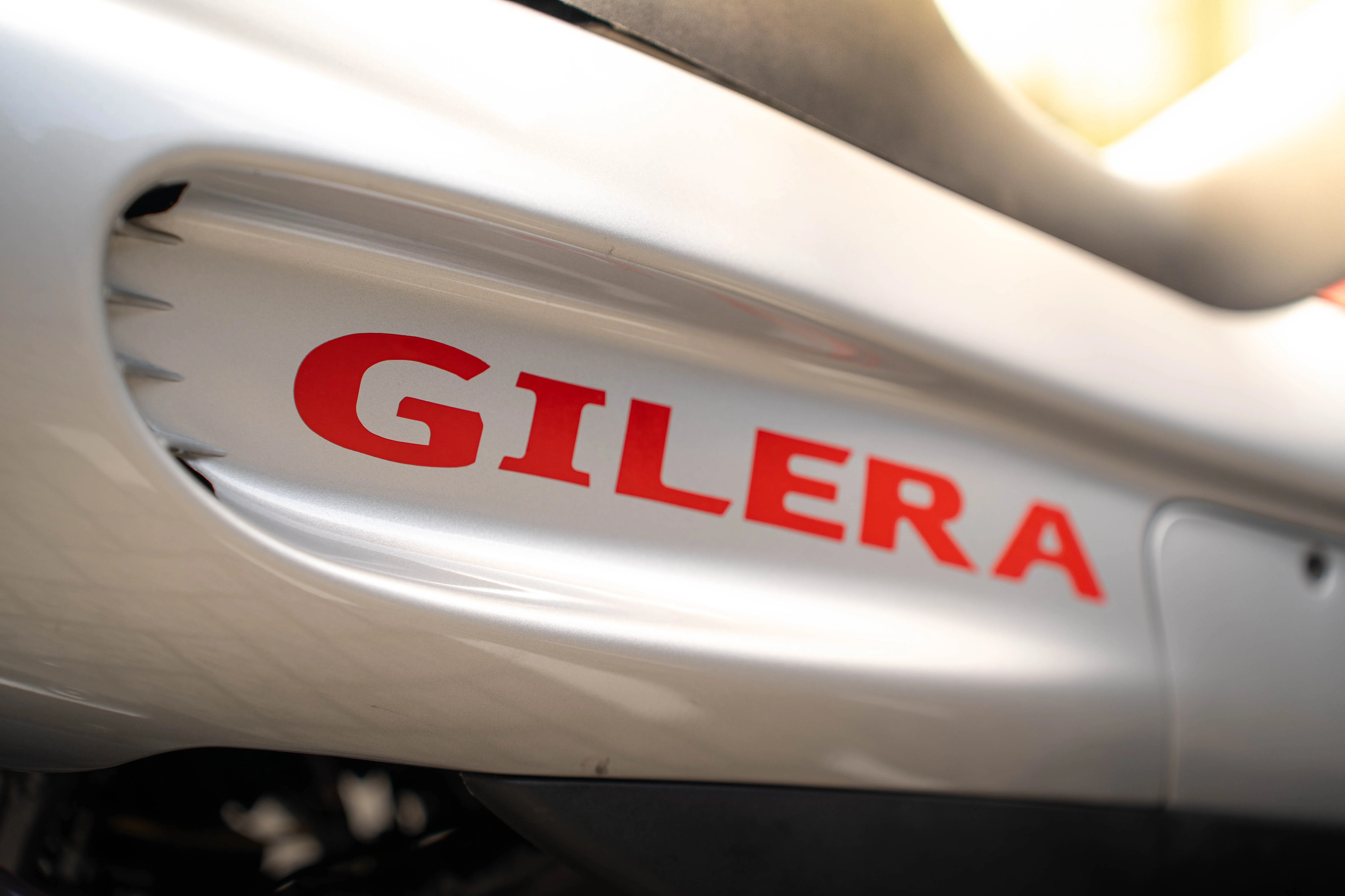 Gilera Stickers Wit Achterkap Gilera Runner - Image 2