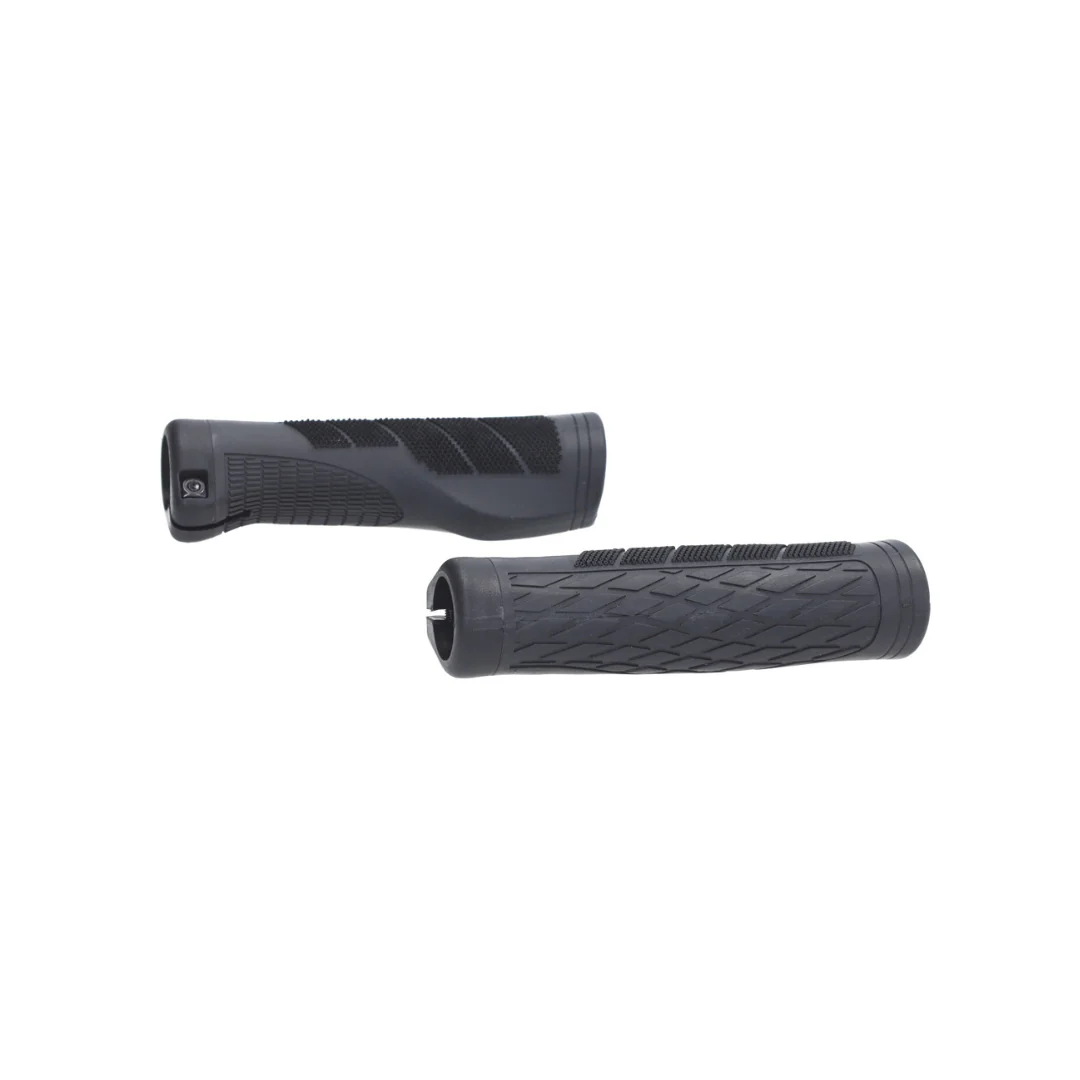 Handvatset + Klem Ring Stuur Diameter 22MM Lengte 135MM Zwart V8 / V20 Fatbike