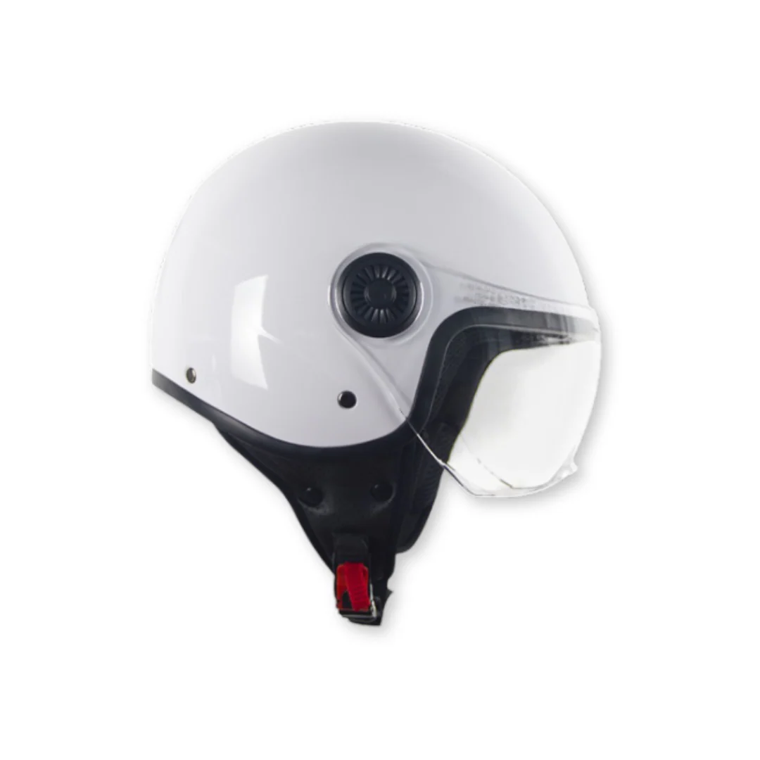 Helm Vito Loreto Glans Wit - Image 2
