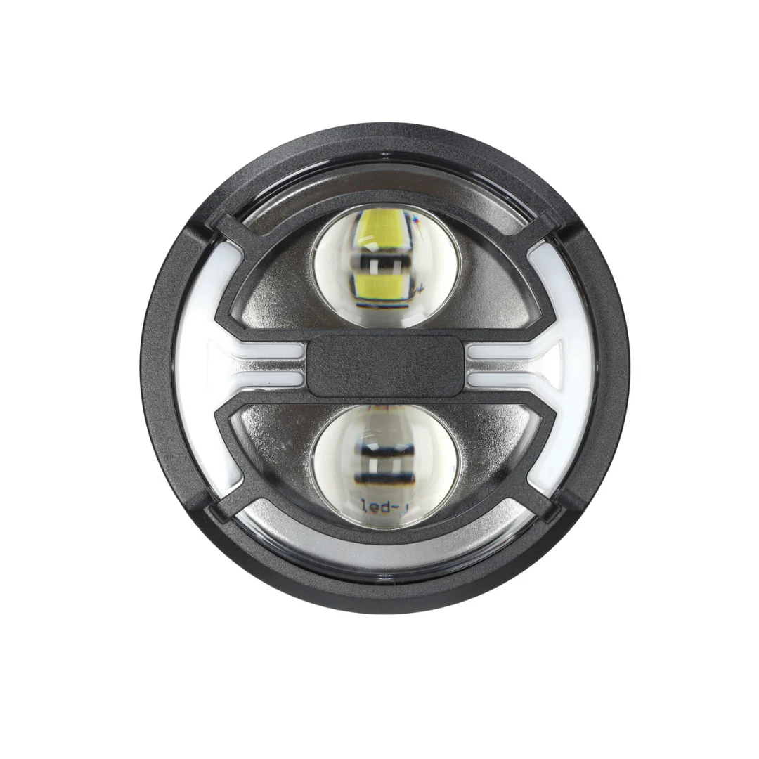 Koplamp Origineel Led Met Ingebouwde Knipperlichten + Montageset 5-Polige Stekker V8 Fatbike - Image 2