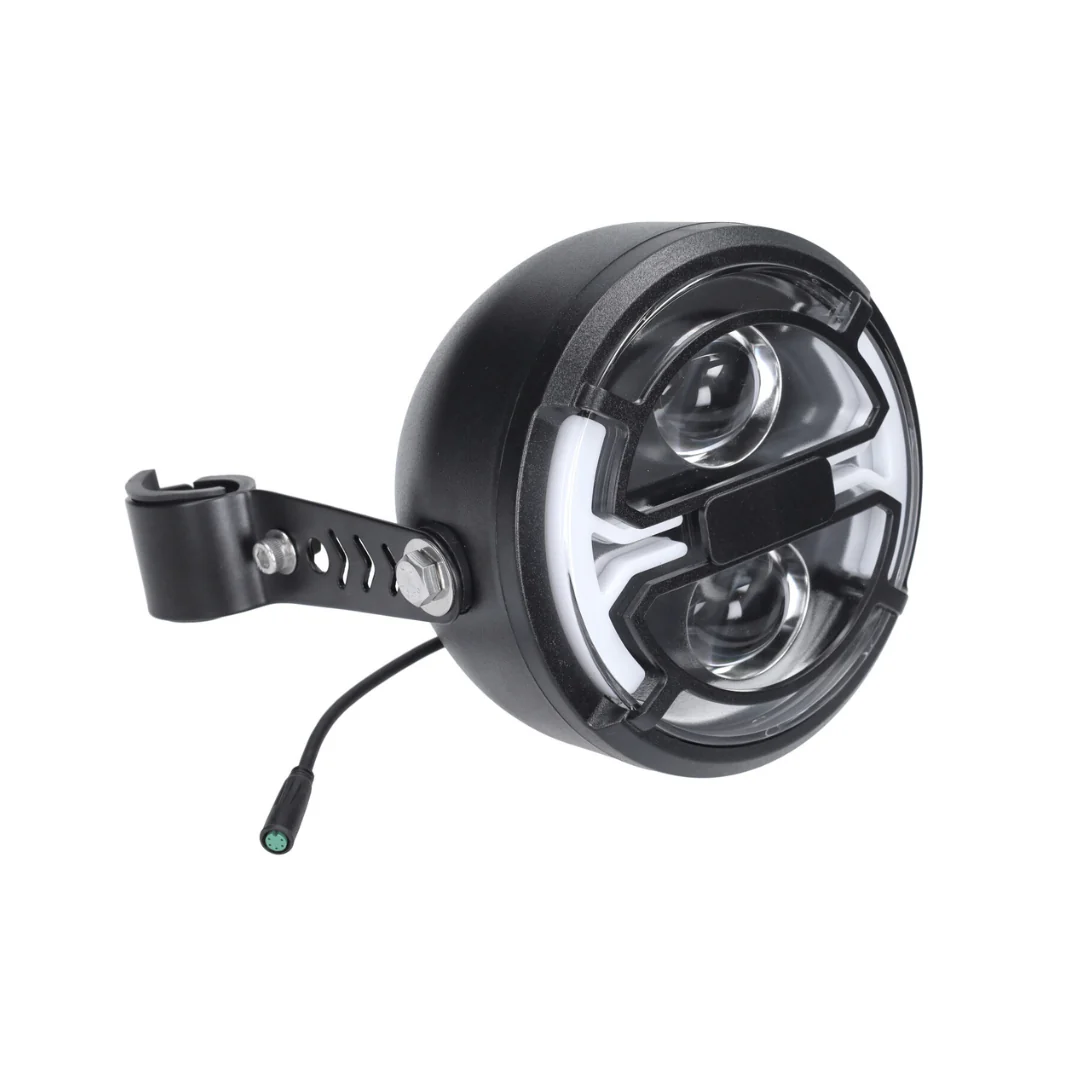 Koplamp Origineel Led Met Ingebouwde Knipperlichten + Montageset 5-Polige Stekker V8 Fatbike - Image 3