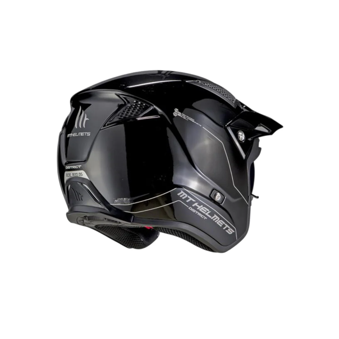 MT Helm District S SV Glans Zwart - Image 2
