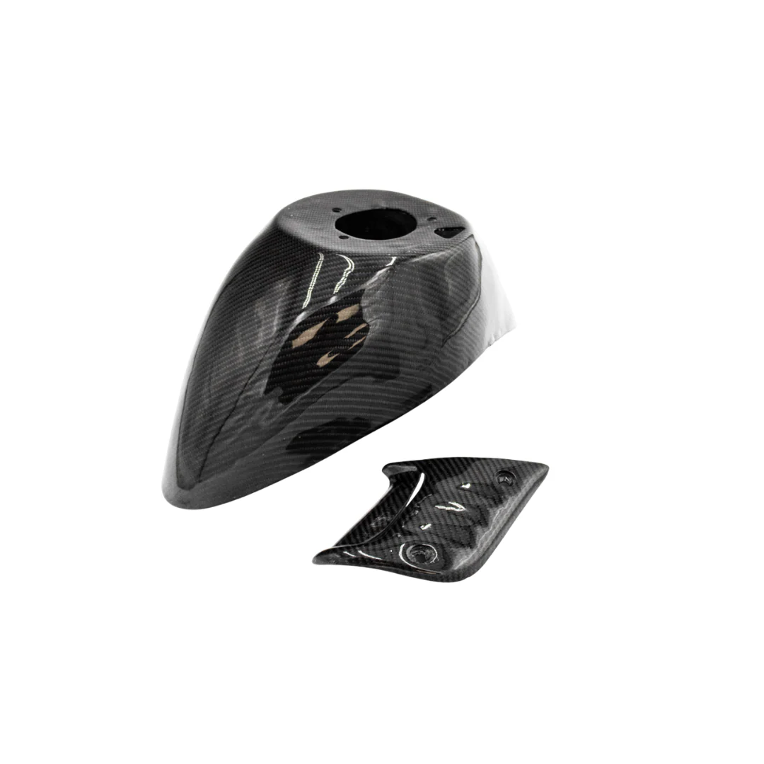 Carbon Voorspatbord / Schokbrekerkapje Piaggio Zip SP