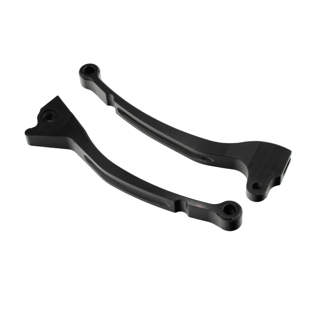 Remhendelset CNC Zelioni Look Glans Zwart Piaggio / Vespa