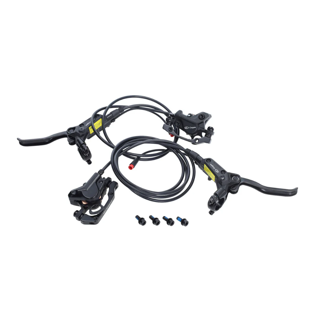 Remklauwset Compleet + Remhendels en Leiding Hydraulisch V8 / V20 Fatbike