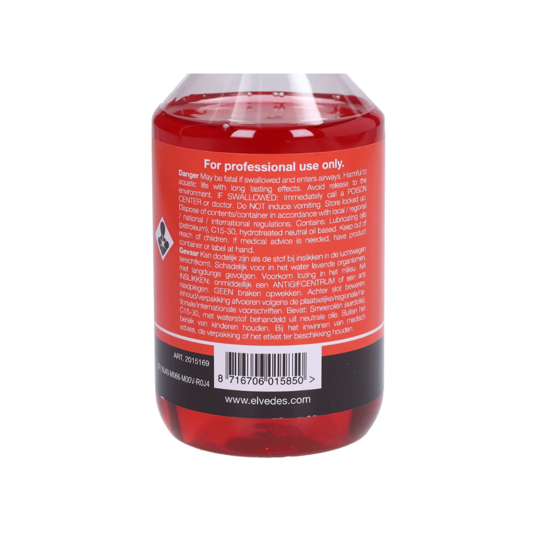 Remvloeistof Elvedes Mineraal Shimano 250ML Rood Fatbike - Image 3