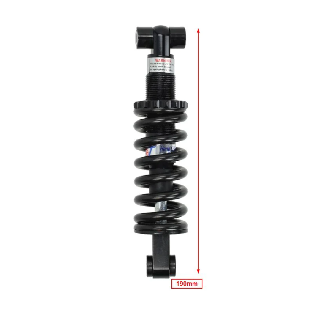 Schokbreker Achter Zwart Mono 190MM Instelbaar V8 / V20 Fatbike - Image 3