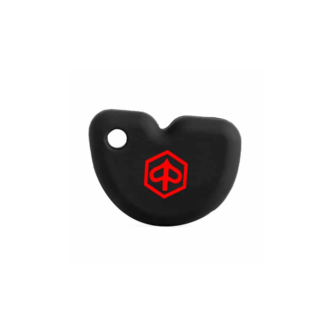 Sleutelhoesje Piaggio zwart/rood