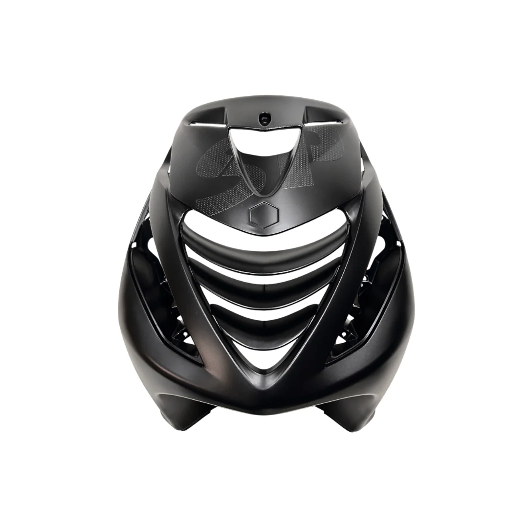 SP Kappenset Piaggio Zip Semi Mat Zwart + Grill Verlichting Wit - Image 2