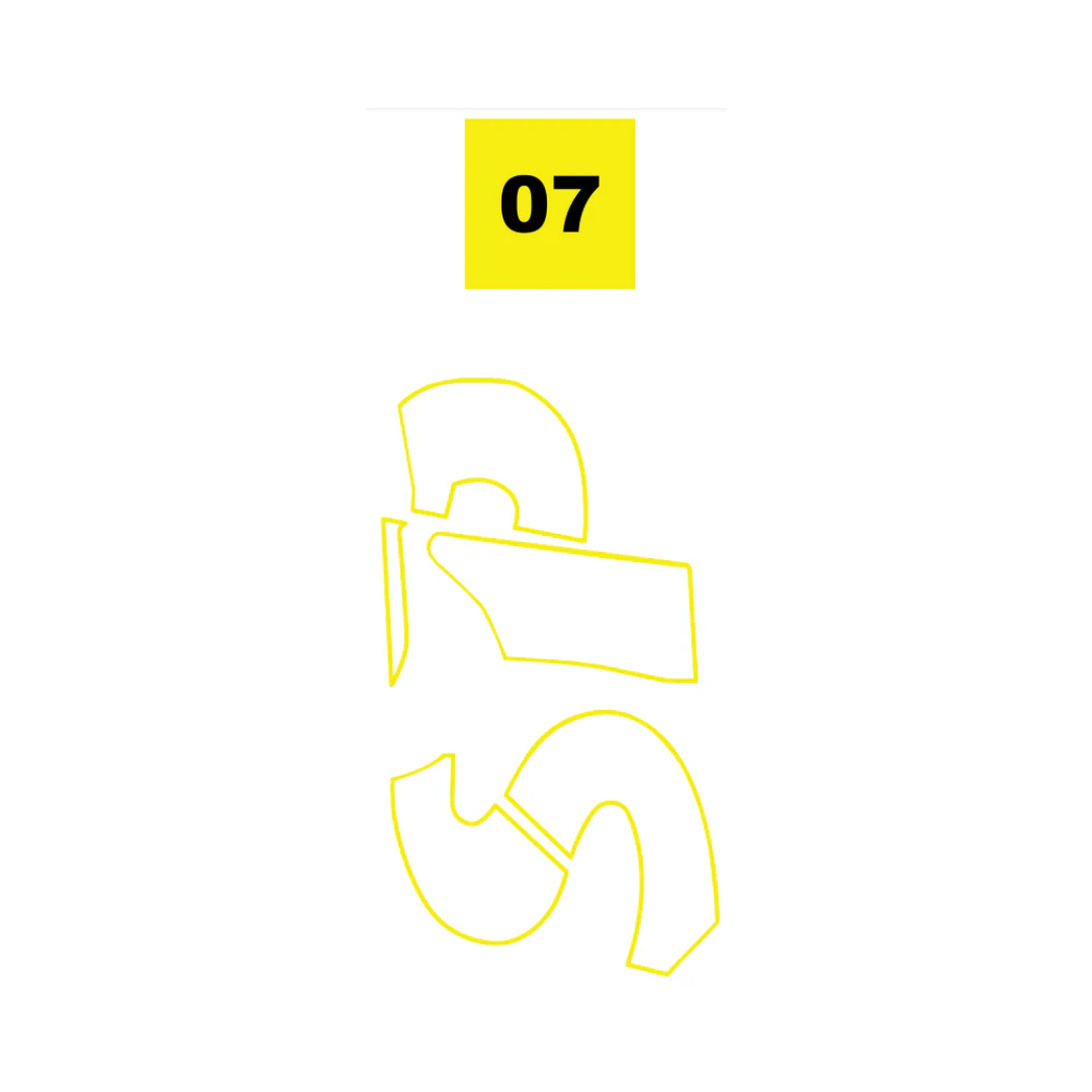SP Sticker Outline Piaggio Zip Voorkap - Image 6
