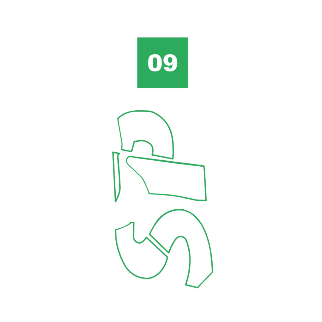 SP Sticker Outline Piaggio Zip Voorkap - Image 7