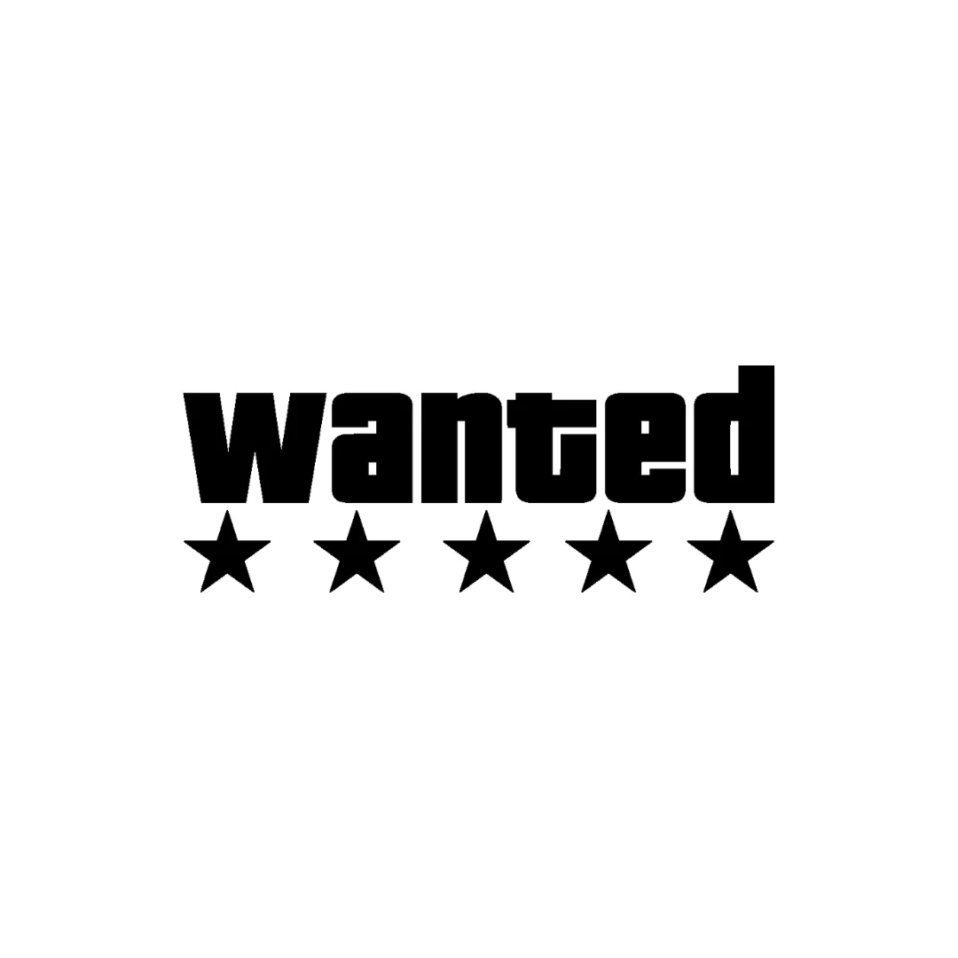 Sticker Wanted - 8x3CM