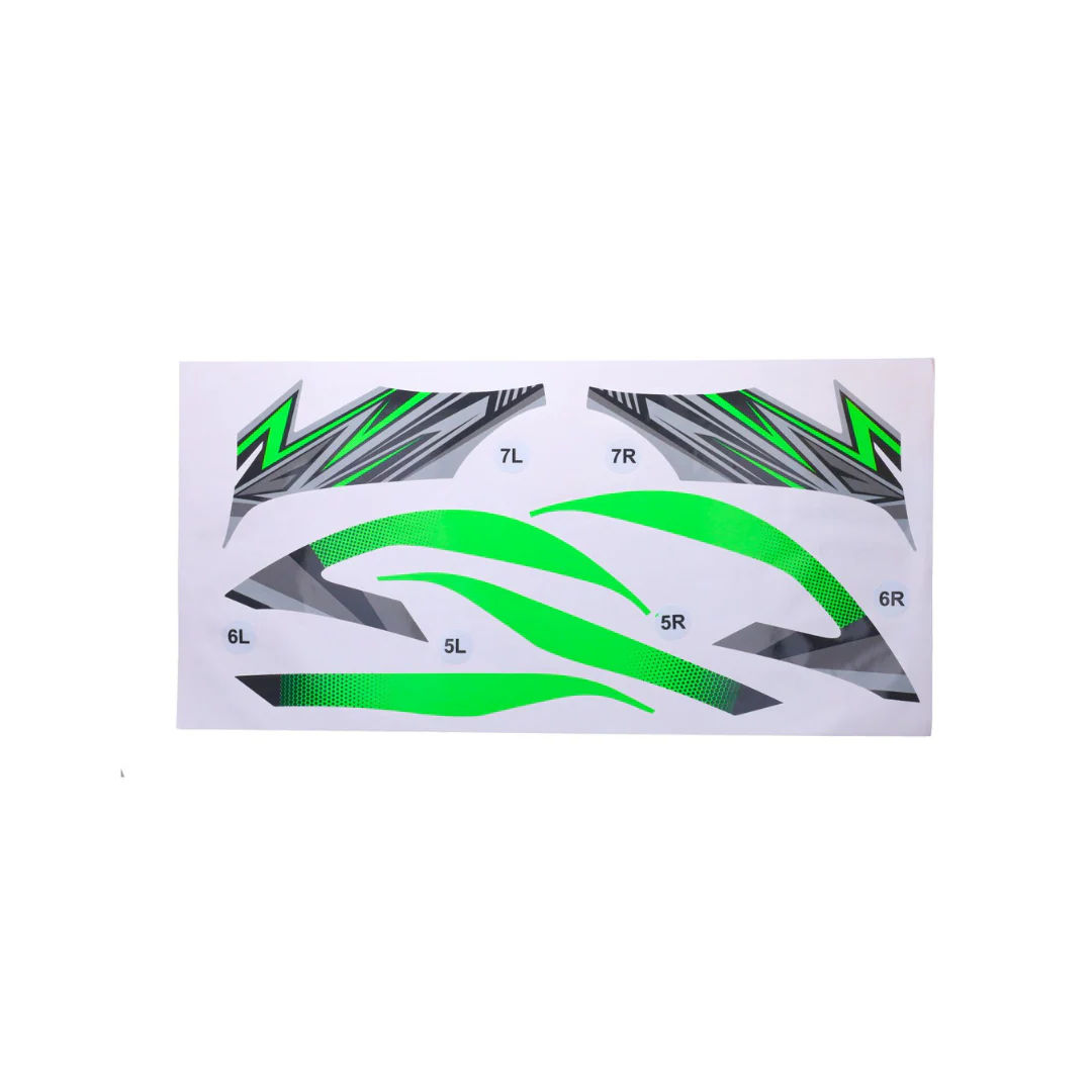 Stickerset Fluo Groen GP1 Piaggio Zip - Image 5