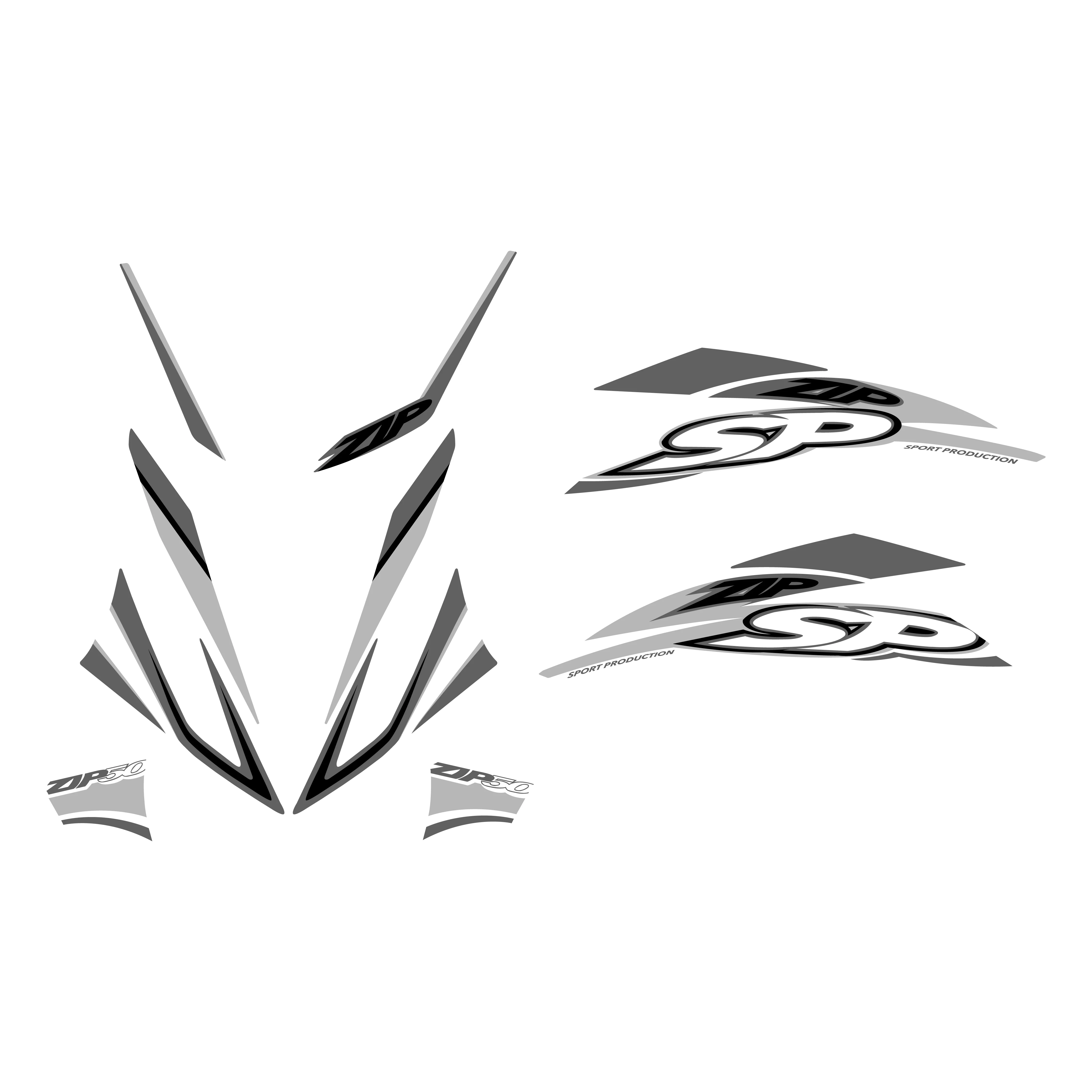 Stickerset Piaggio Zip SP H2O - Image 17