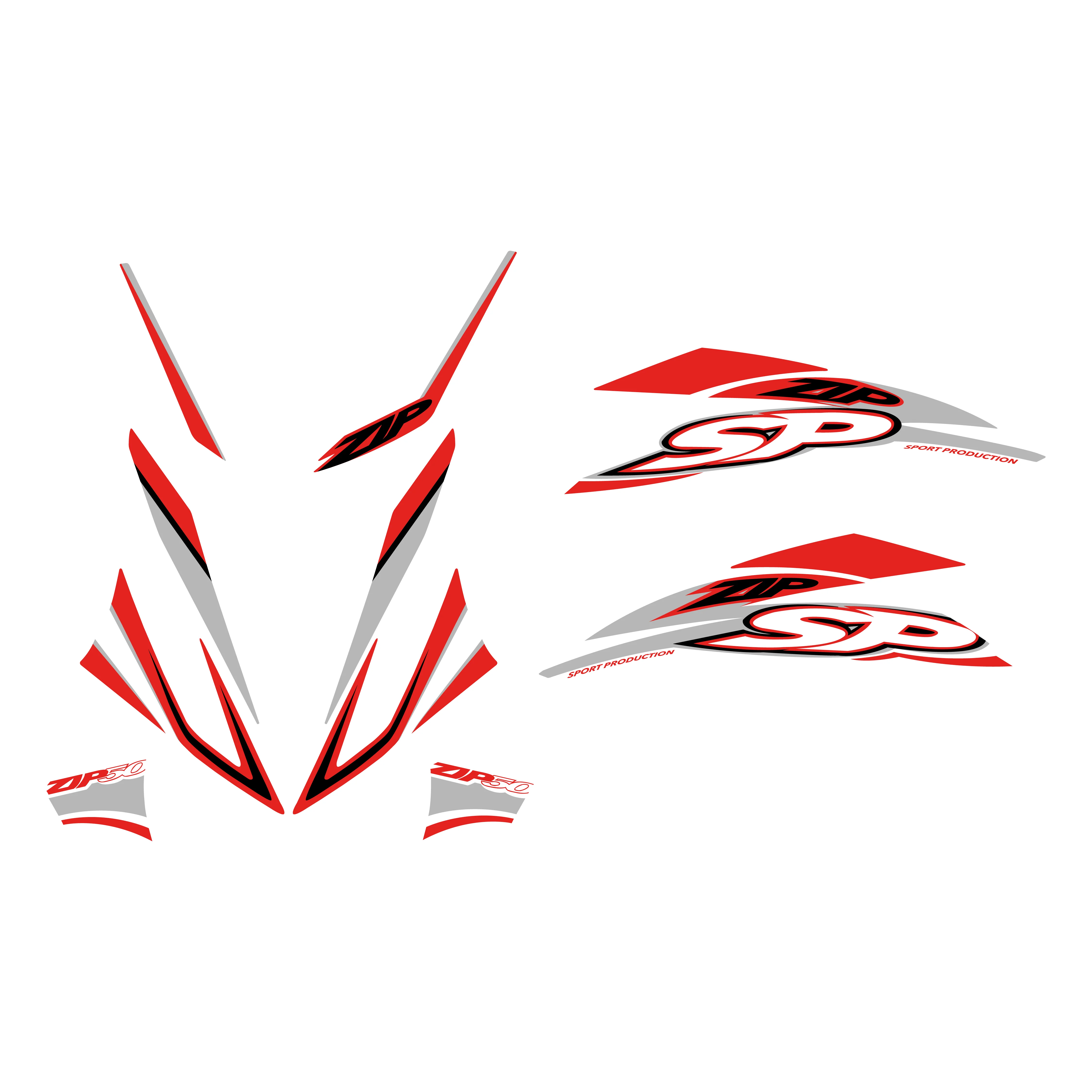 Stickerset Piaggio Zip SP H2O - Image 3