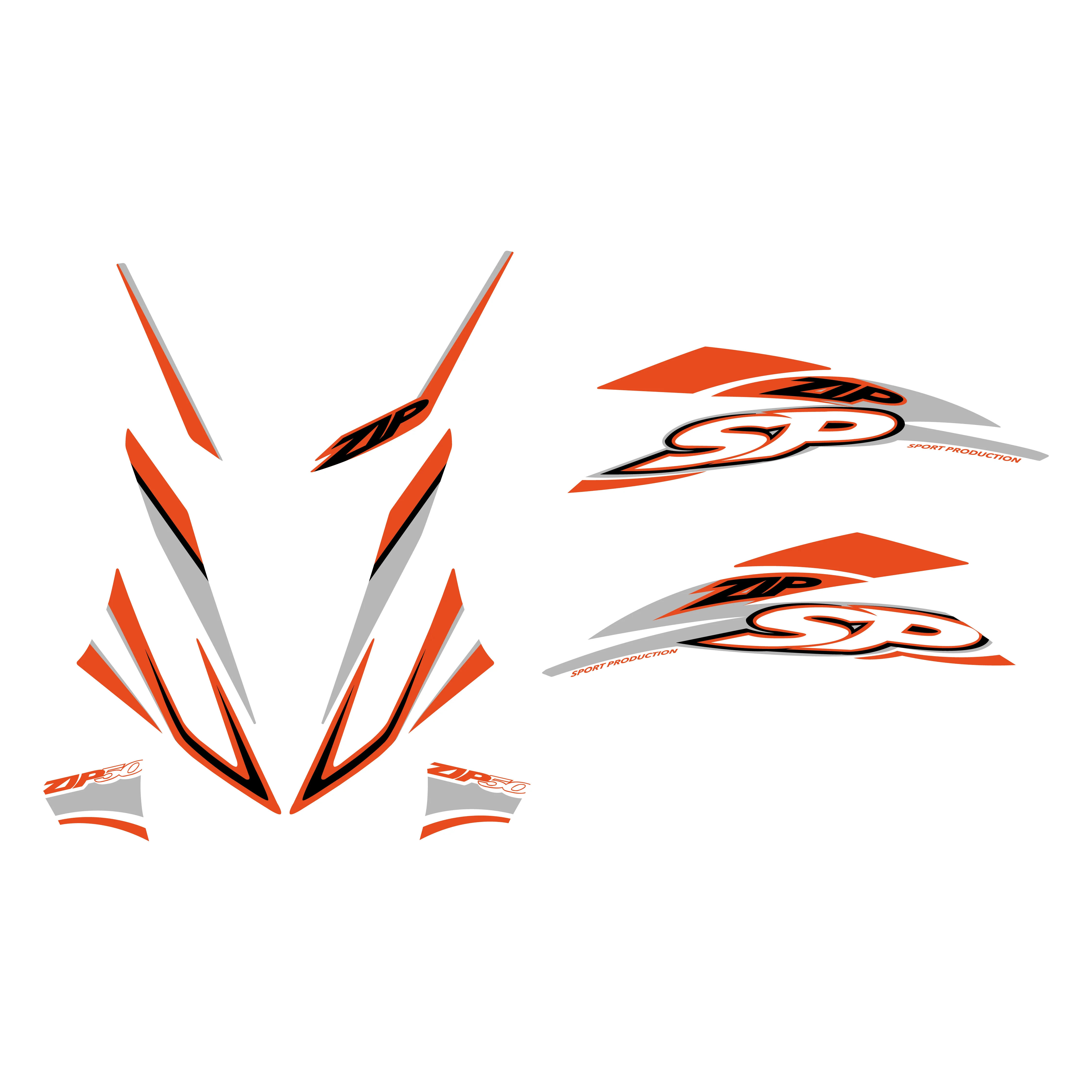 Stickerset Piaggio Zip SP H2O - Image 5