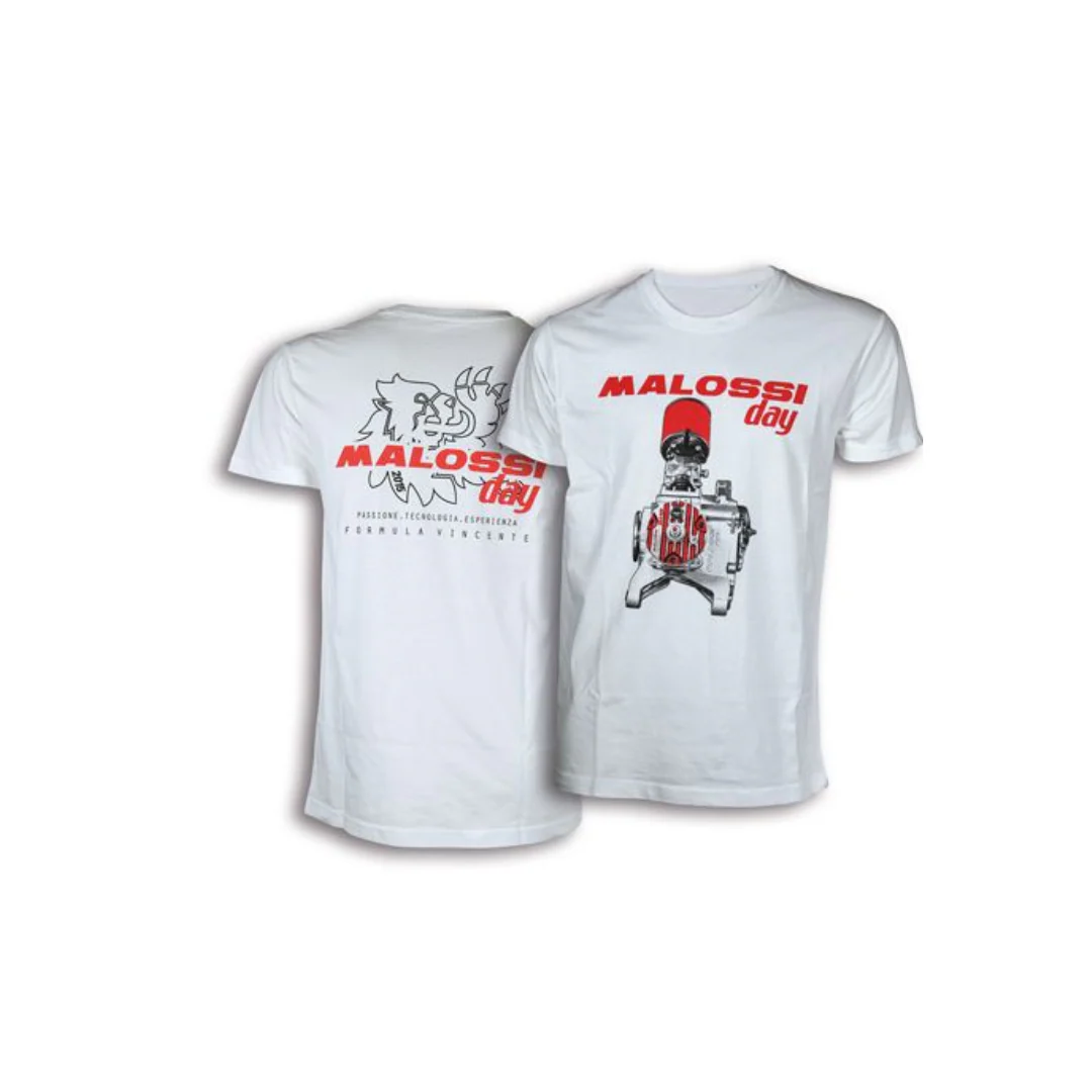 T-Shirt Malossi Day Wit - Image 3