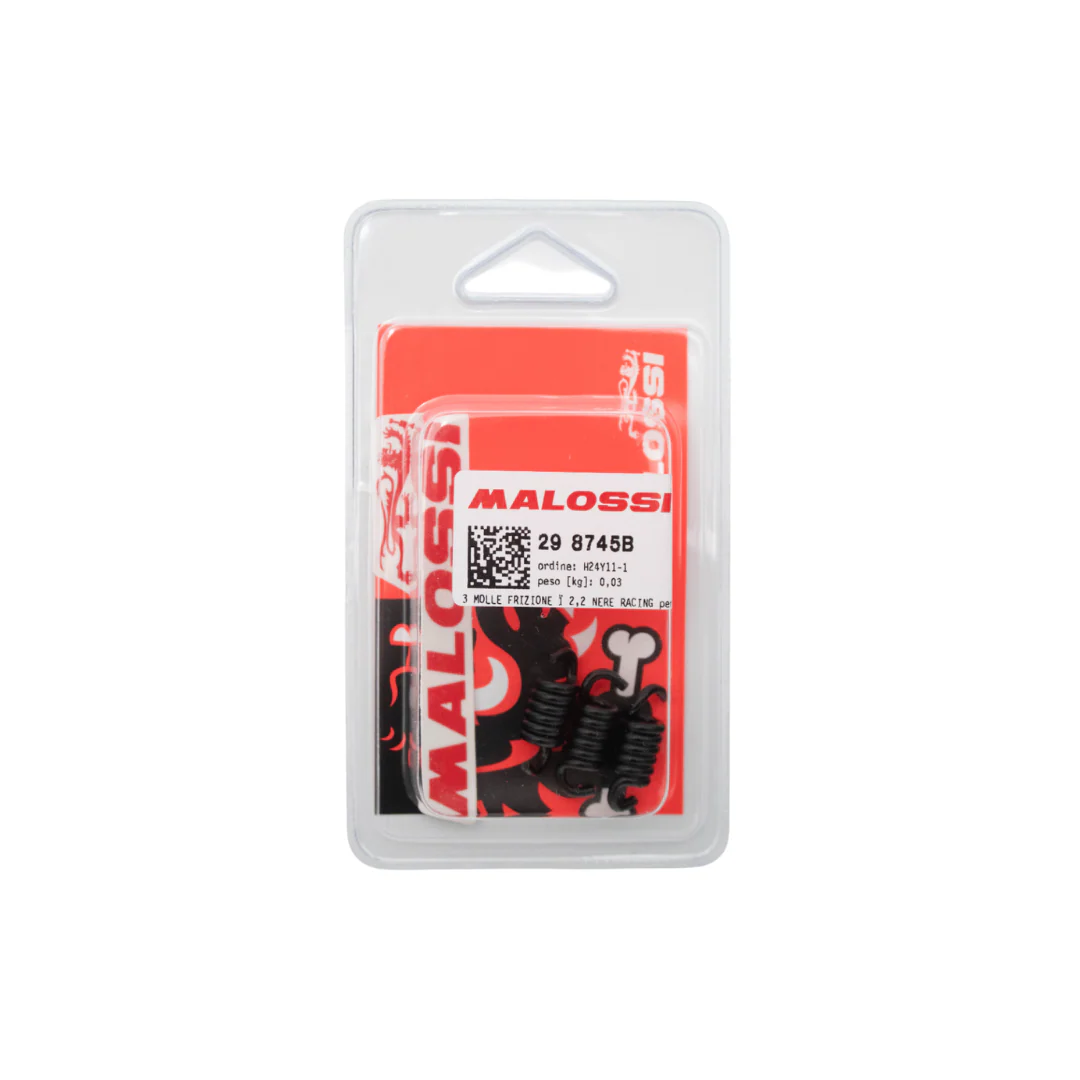 Trekveerset Malossi Zwart 3-Delig voor Delta Clutch - Piaggio 50cc - Image 2