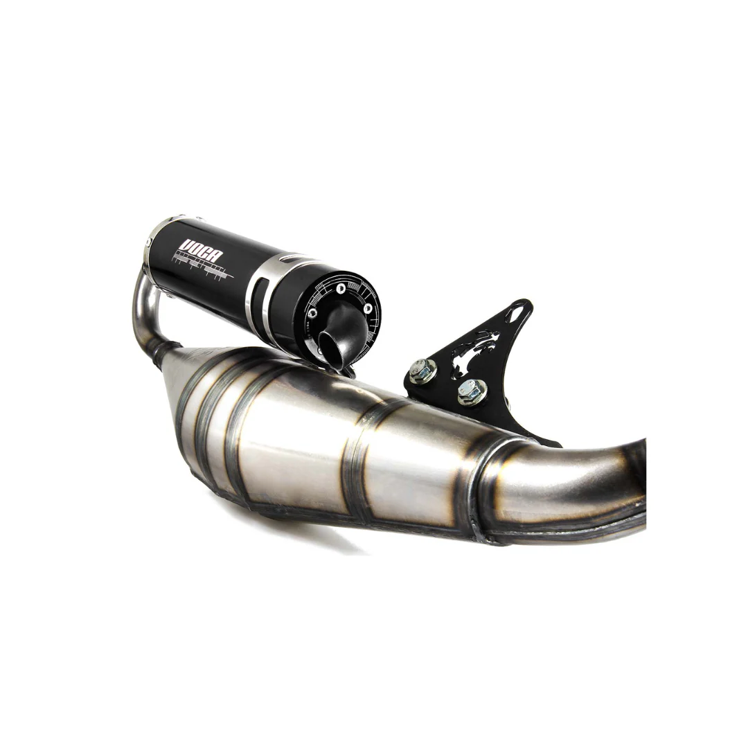 Uitlaat Voca 50-70cc Zwart Piaggio / Gilera 2 Takt - Image 2