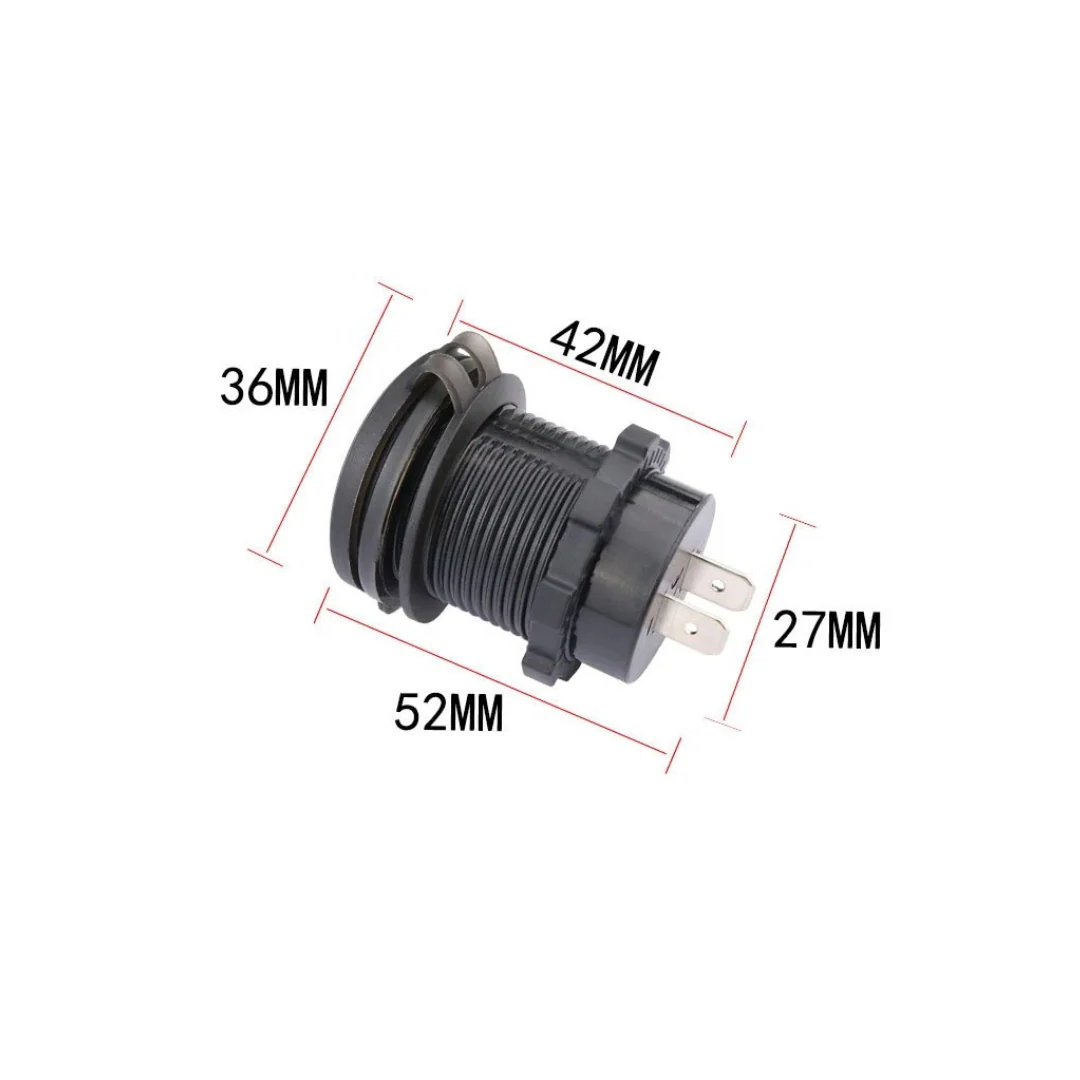 USB Oplader met Voltmeter 1 Poort - Image 3