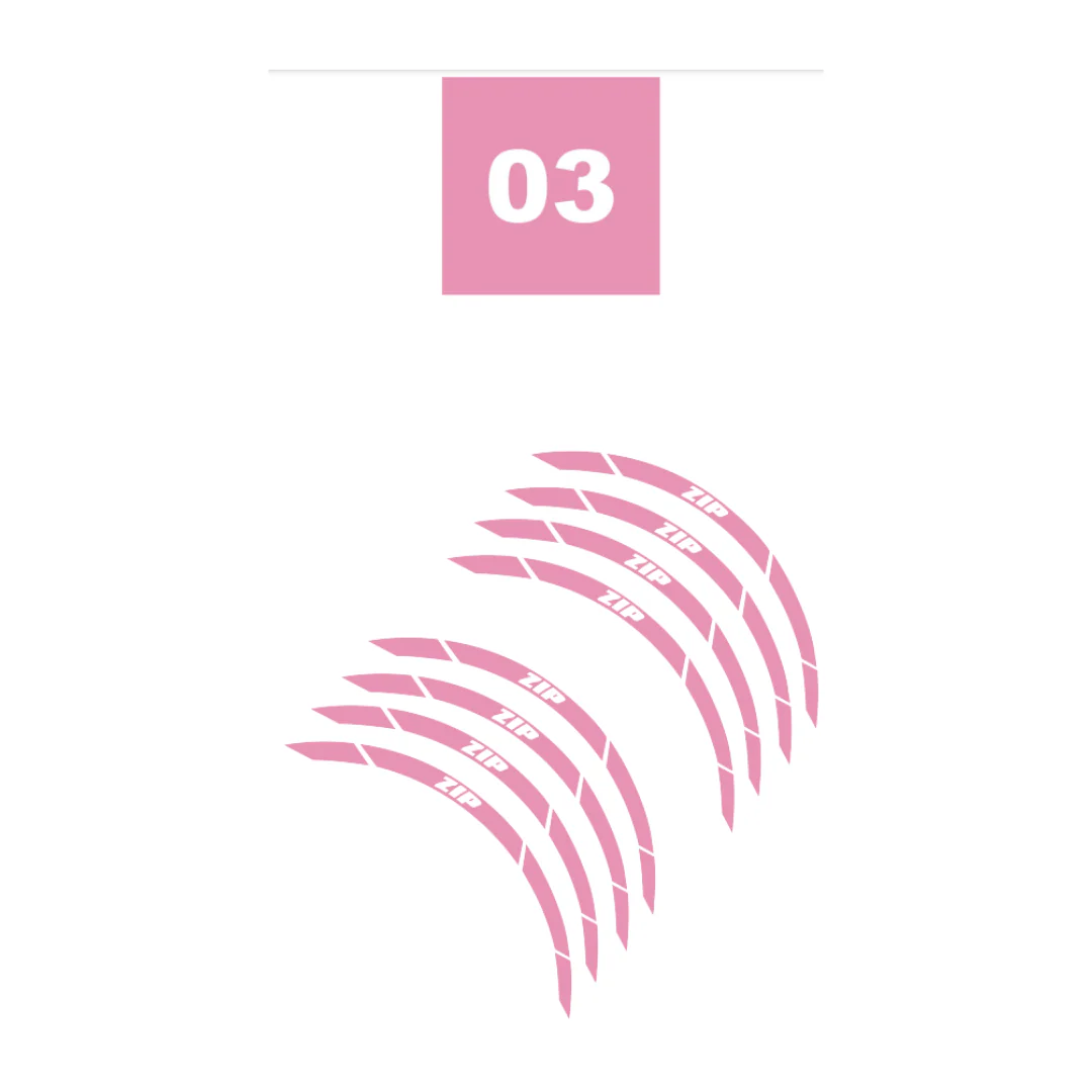 Velgstickers 10 Inch Velg 8 Stuks Piaggio Zip - Image 2