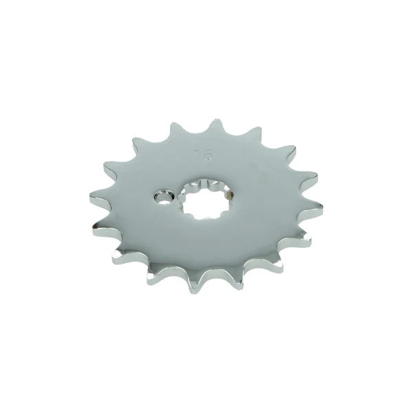 Voorkettingwiel 16T Chroom DMP Past Op Puch Maxi