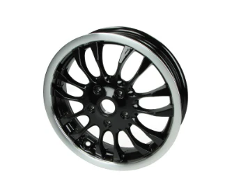 Voorvelg Vespa Sprint Origineel Glans Zwart Met Zilvere Rand