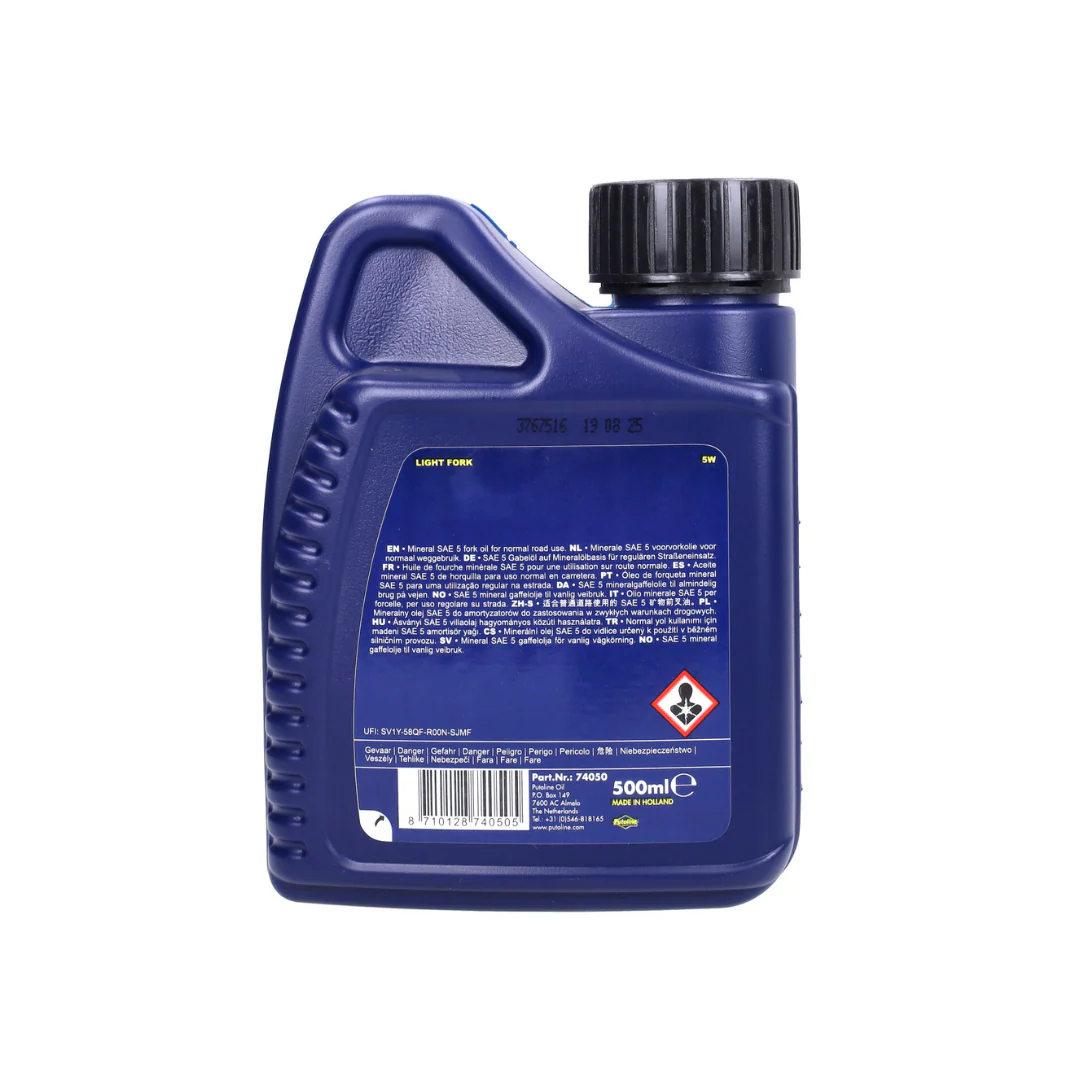 Voorvorkolie Putoline SAE-5W Light 500ML - Image 3