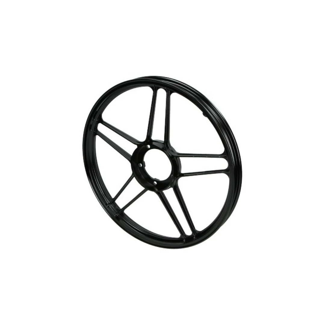 Voorwiel/Achterwiel Ster 17 Inch Zwart Glans Past Op Puch Maxi