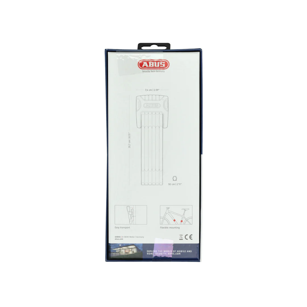 Vouwslot Abus ART 2-Sterren + Bordo Granit X-Plus 85CM Fatbike - Image 3