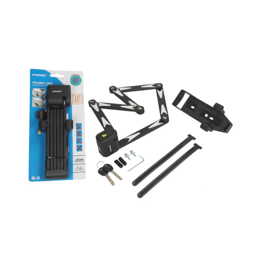 Vouwslot Power1 ART 2-Sterren 95CM Fatbike