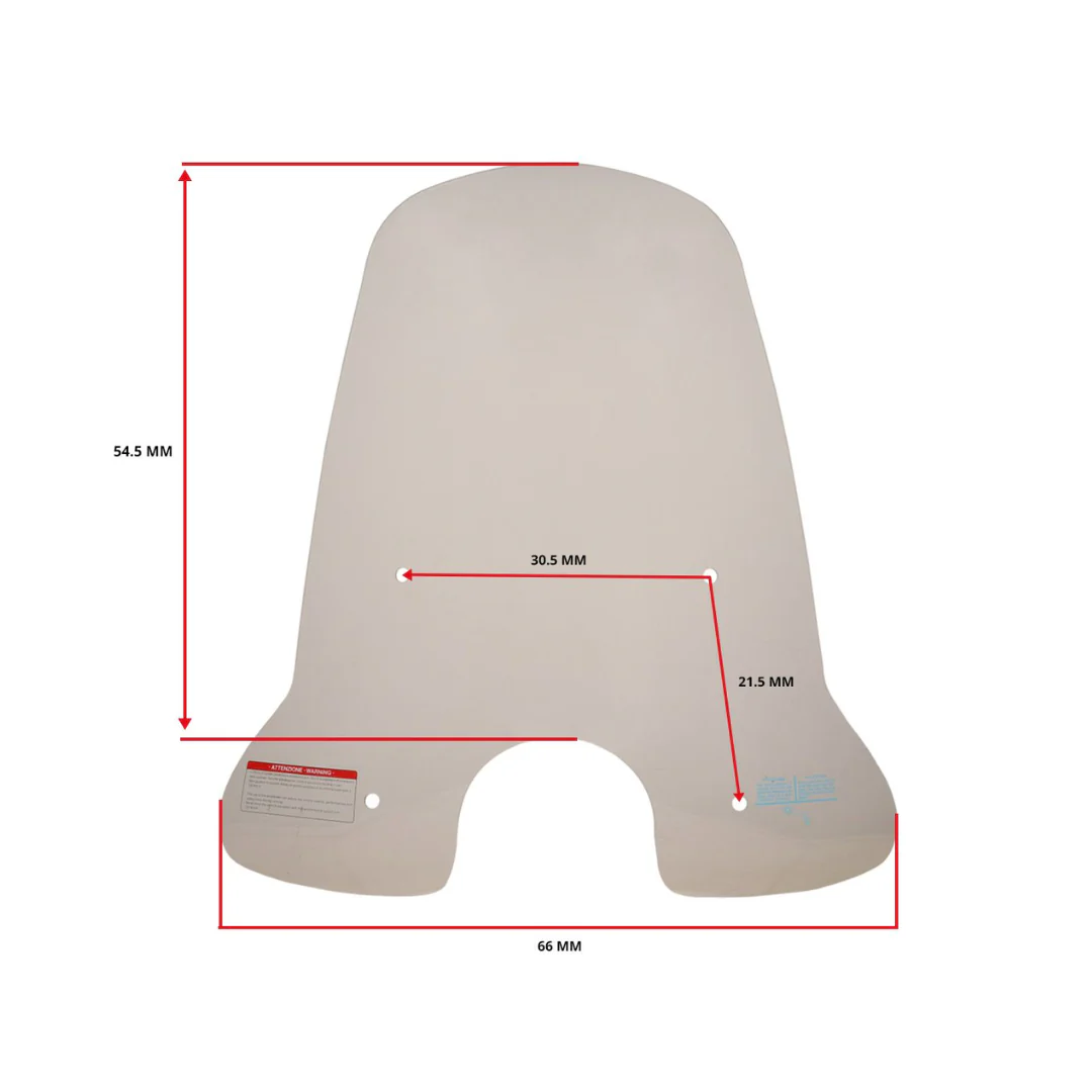 Hoog Windscherm + Bevestiging Helder Ronde Koplamp BTC Riva / GTS Toscana - Image 3