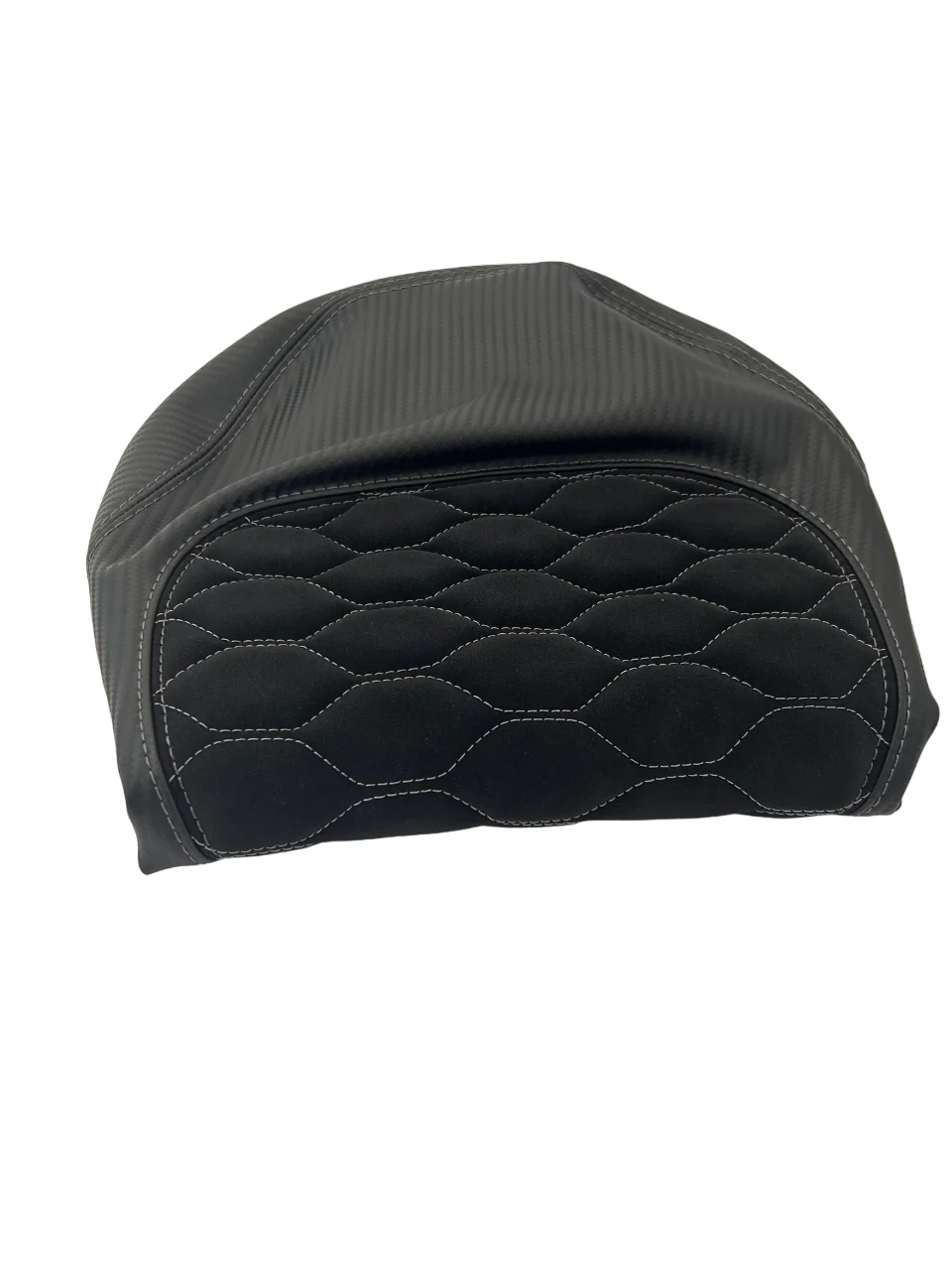 Zadelhoes Alcantara / Carbon Piaggio Zip Zwart Custom - Image 2
